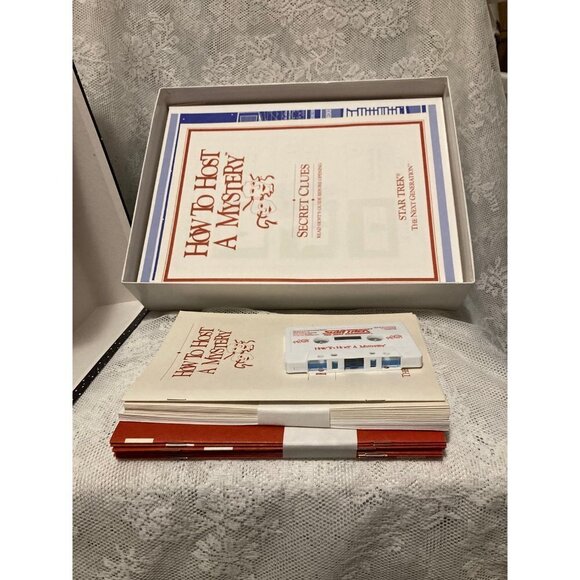 Star Trek The Next Generation How To Host A Mystery Party Game Special E… - Picture 9 of 9